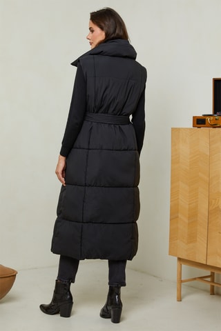 Chaleco largo - Negro