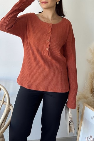 Wollen Trui Steenrood