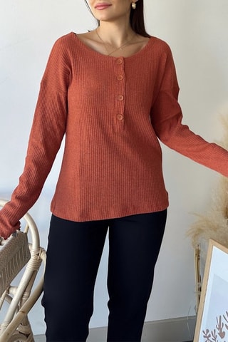 Wollen Trui Steenrood