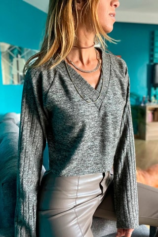 Trui Gemêleerd Grijs