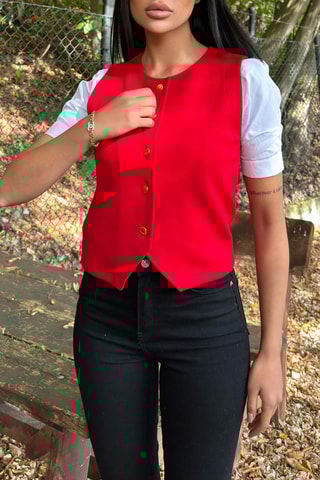Gilet - Rood