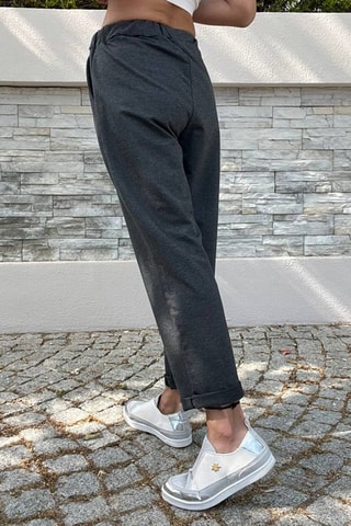 7/8 Broek - Gemêleerd Antraciet