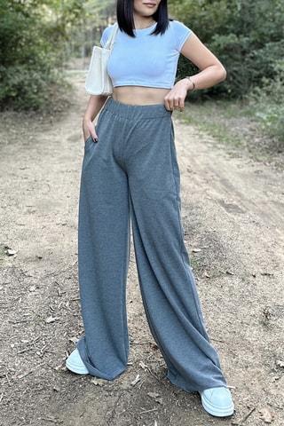 Broek - gemêleerd grijs