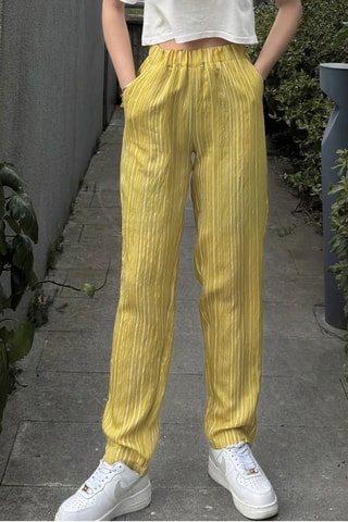 Broek - Geel en Ecru