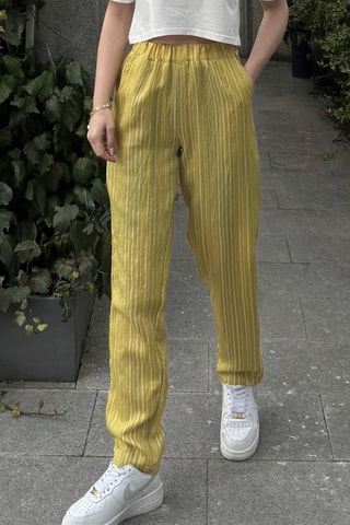 Broek - Geel en Ecru