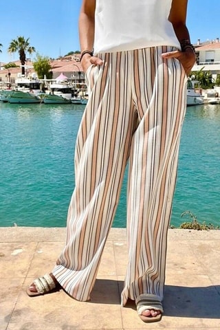 Broek Hoge Taille - Roze