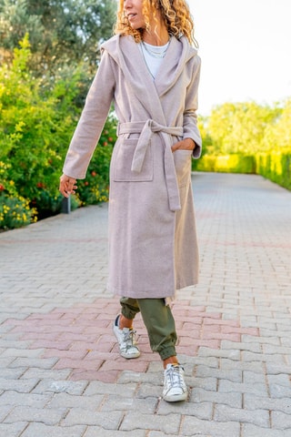 Jas met Capuchon Beige