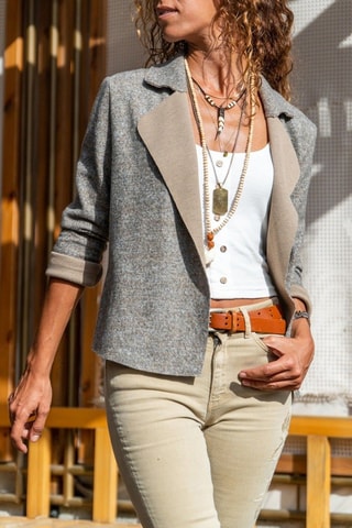 Jasje Gemêleerd Lichtgrijs