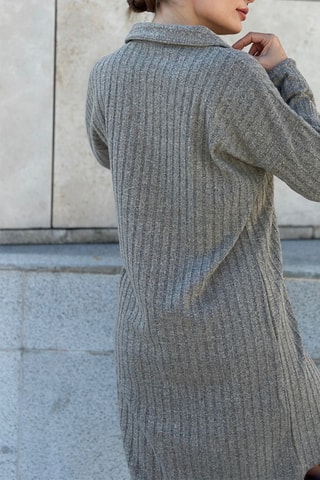 Trui-jurk Lichtgrijs