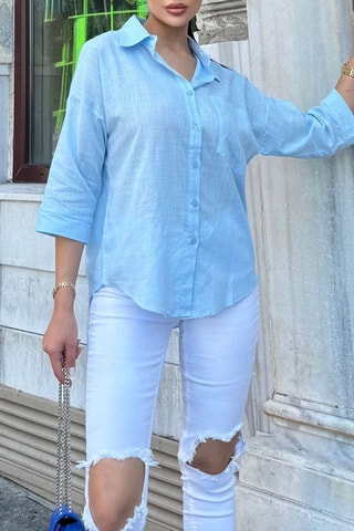 Blouse - Hemelsblauw