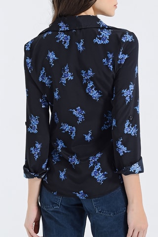 Blouse Marineblauw en Blauw