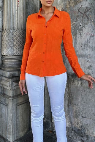 Blouse Regular Fit - Oranje