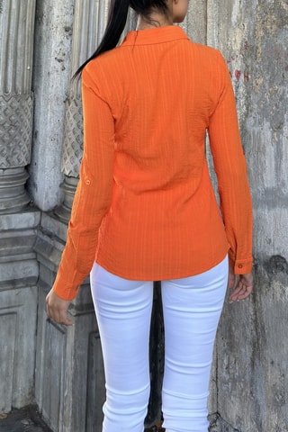 Blouse Regular Fit - Oranje