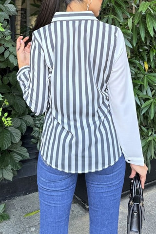 Blouse - Wit en Zwart