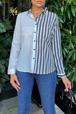 Blouse - Wit en Zwart