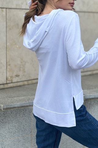 Sweater met Capuchon Wit