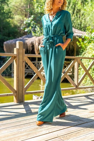Jumpsuit Smaragdgroen