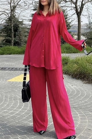 Tuniek en Palazzobroek - Fuchsia