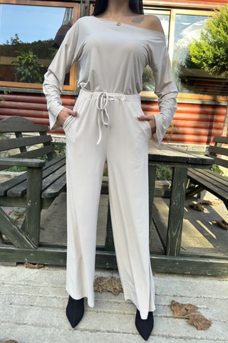 Top en Broek - Beige