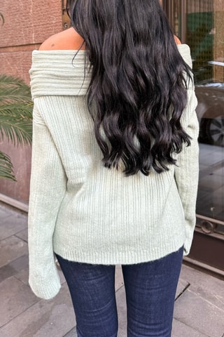 2-in-1 Trui - Zeegroen