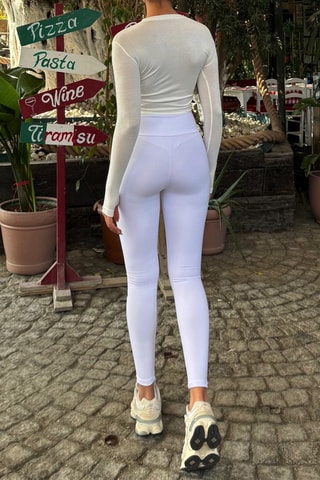 Legging Hoge Taille - Wit