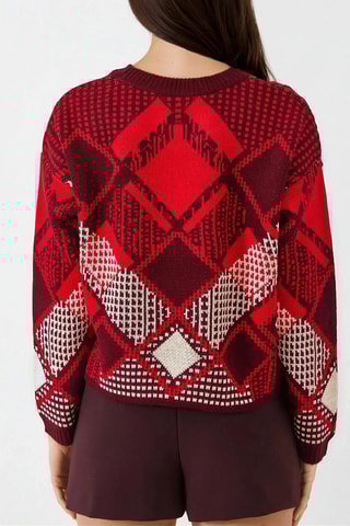 Trui - Bordeauxrood en Rood