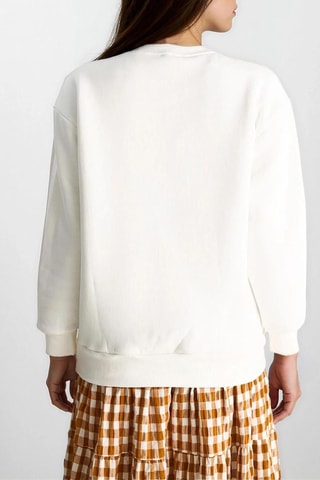 Sweater - Ecru en Bruin