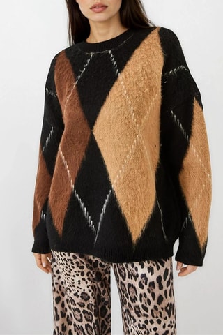 Trui - Zwart en Camel