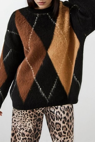 Trui - Zwart en Camel