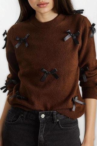 Trui - Donkerbruin en Zwart