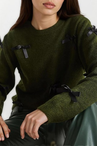 Trui - Donkergroen en Zwart