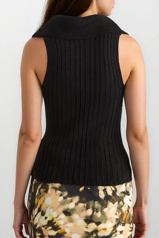 Mouwloze Trui - Zwart