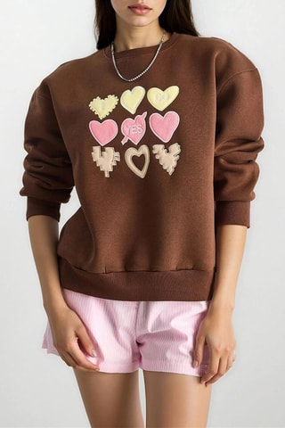 Fleece Sweater - Bruin