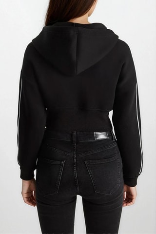 Kort Vest met Capuchon - Zwart