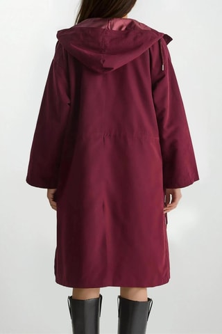 Parka met Capuchon - Bordeauxrood