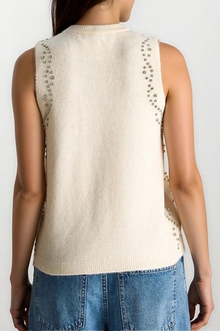Mouwloze Trui - Ecru