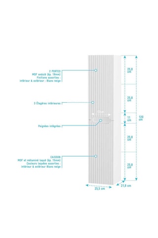 Conjunto de cuarto de baño Léon - 3 piezas