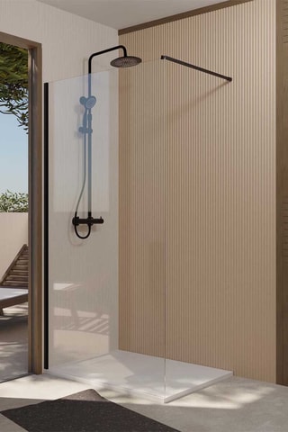 Mampara de ducha Lina - Transparente - 200 x 100 cm