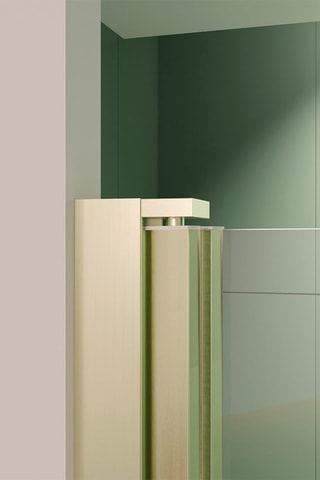 Puerta de ducha Saloon - Dorado - 200 x 80 cm