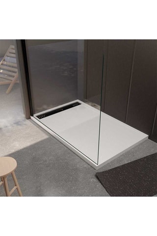 Plato de ducha Athena - Negro - 90 x 140 x 3 cm