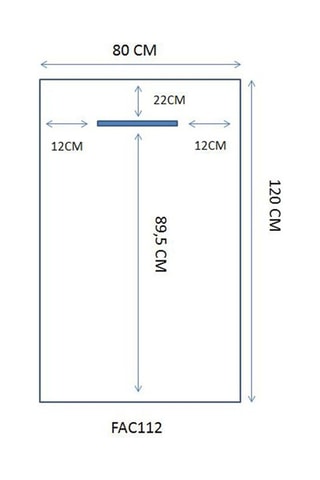 Plato de ducha de baldosas - Gris - 80 x 140 x 4 cm