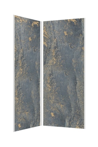 2 paneles de pared de piedra Venus - Azul - 210 x 90 x 90 cm