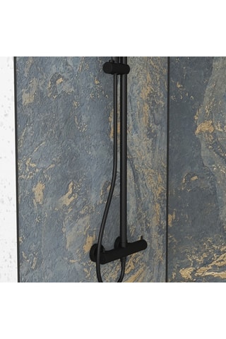 2 paneles de pared de piedra Venus - Azul - 210 x 90 x 90 cm