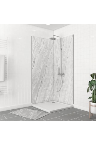 2 paneles de pared de piedra artic storm - Gris - 210 x 90 x 90 cm