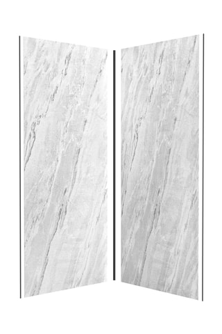 2 paneles de pared de piedra artic storm - Gris - 210 x 90 x 90 cm