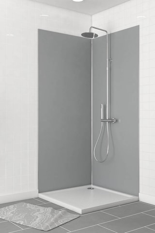 2 packs de 2 paneles de pared silver wall'it 90 - Gris - 210 x 90 x 90 cm