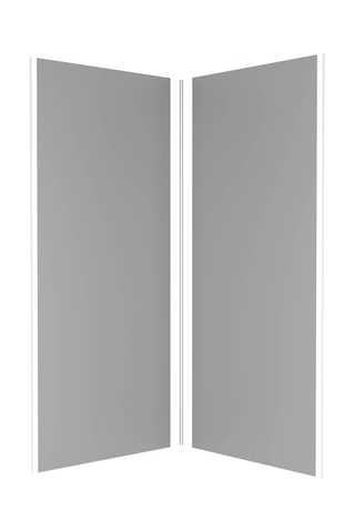2 packs de 2 paneles de pared silver wall'it 90 - Gris - 210 x 90 x 90 cm