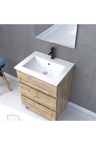 Conjunto de mueble de cuarto de baño - 81 x 60 x 45 cm