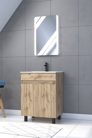 Conjunto de mueble de cuarto de baño - 81 x 60 x 45 cm