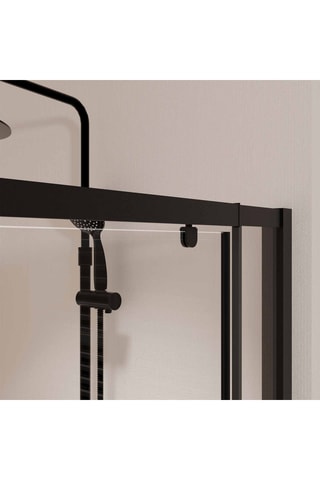 Puerta y mampara de cuarto de baño de 1 puerta - 185 x 70 x 0,5 cm